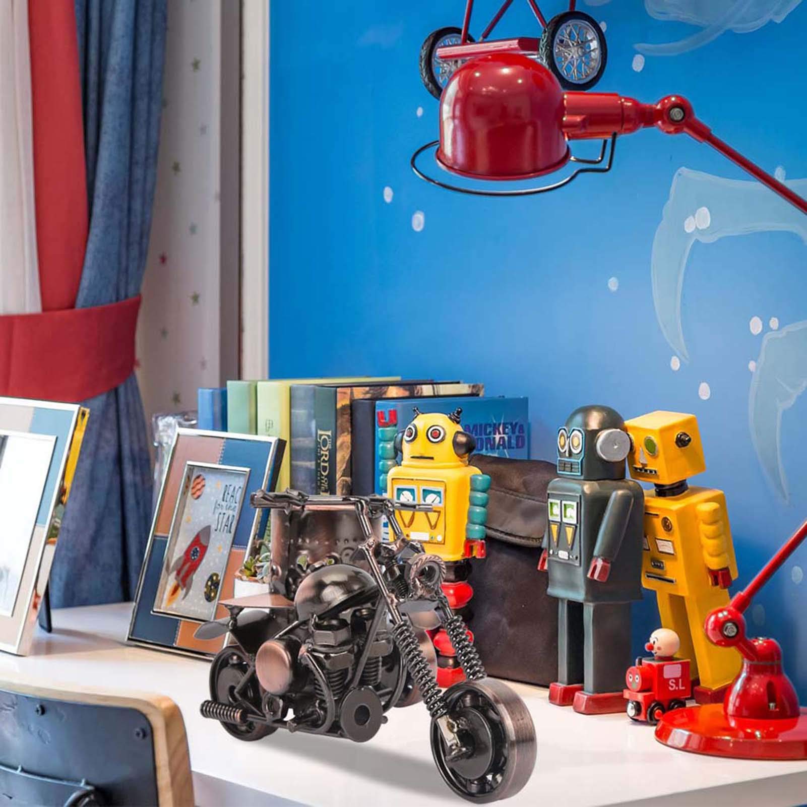 Akozon Portapenne in metallo, Statua di fenice Ottone Alta durezza Buon Lucido metallo per Moto Ufficio Creazione Casa Accessori idea decorazione
