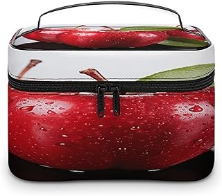 Bolsa de maquillaje de fruta de manzana roja ...