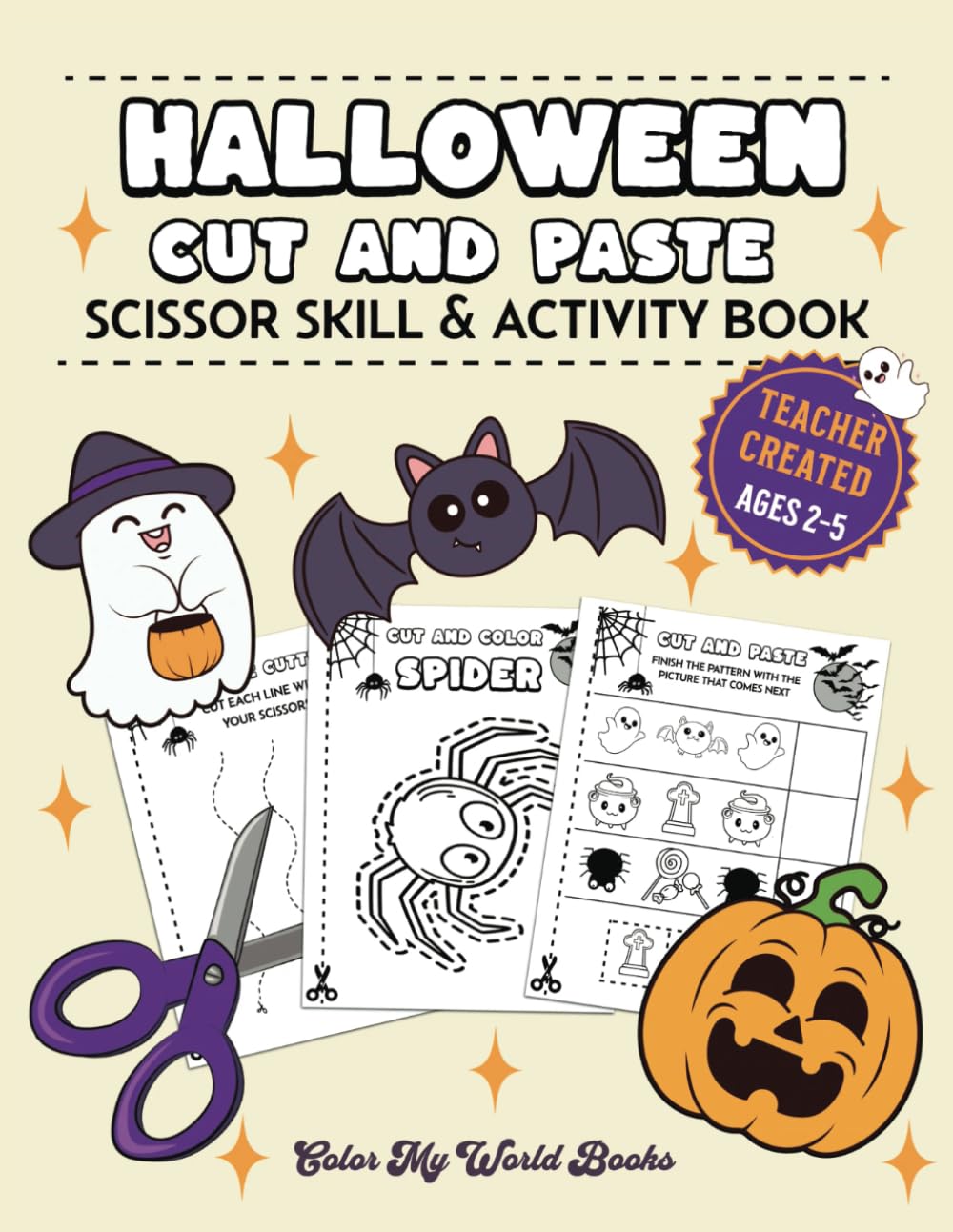 Halloween Cut and Paste: Scissor skill, Coloring, & Activity Book for Kids Ages 2-5, Pre-school & Kindergarten (Color My World Books Holiday Cut & Paste Series): Books, Color My World: 9798338607824: Amazon.com: halloween-cut-and-paste-scissor-skill-coloring-activity-book-for-kids-ages-2-5-pre-school-kindergarten-color-my-world-books-holiday-cut-paste-series-books-color-my-world-9798338607824-amazon-com
