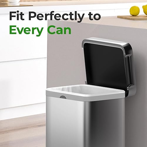 Miniatura 7 de Code D (200 unidades) Bolsas de basura resistentes de ajuste personalizado de 5.5 galones  15-20 litros con cordón reforzado compatibles con