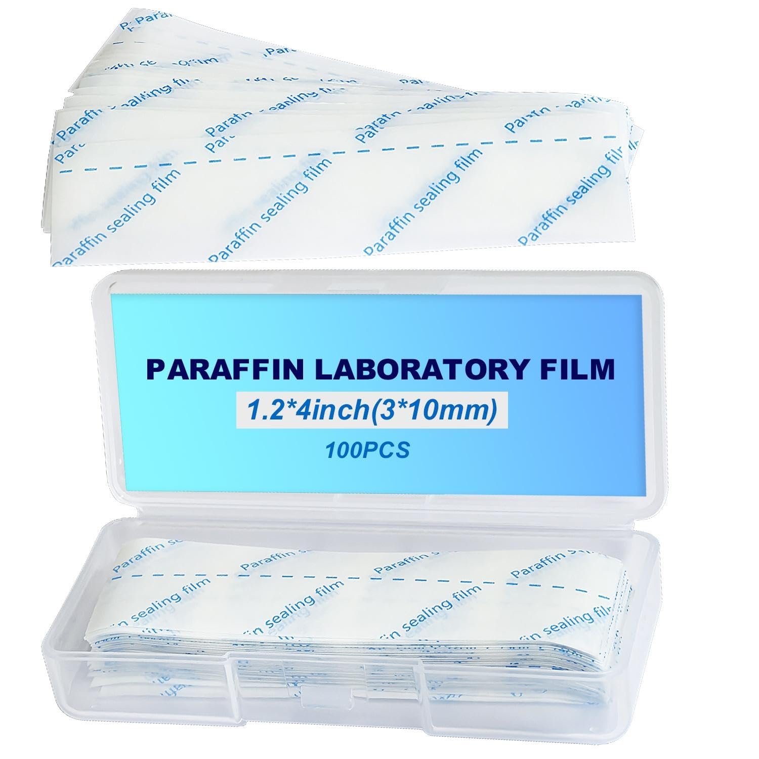 Lab Sealing Film Sheets, Pre-Cut Paraffin Wrap 2 inches X 4 inches — Amazon image 2