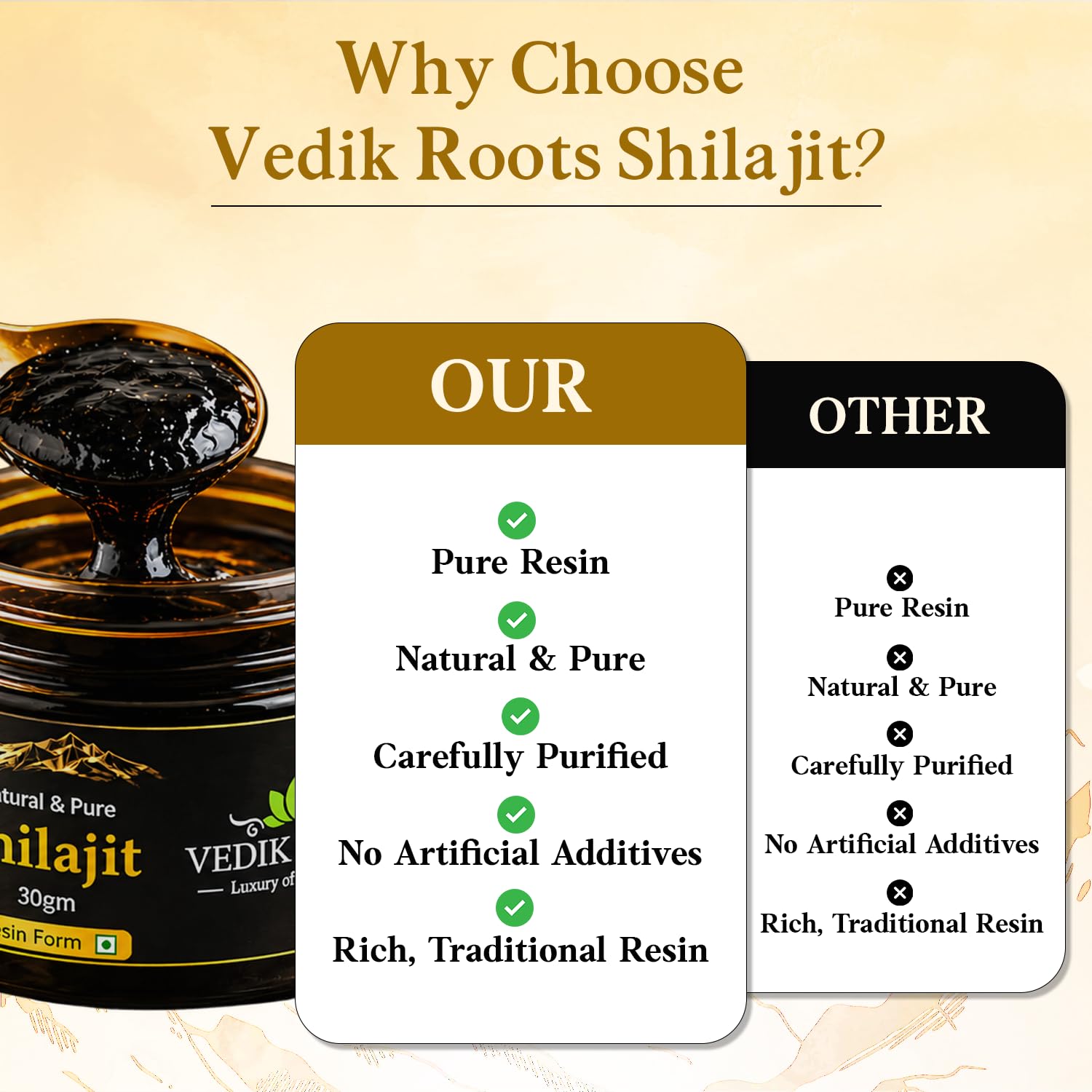 Pure and Natural Shilajit Resin 30g | Helps in boosting Stamina | Performance Booster For Endurance| For Men & Women| Ayurvedic (Pack of 3) — Amazon image 7