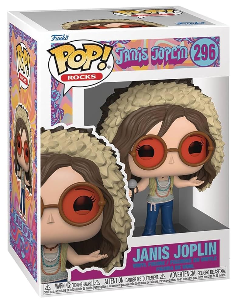 Janis Joplin's ３枚セット Amazon.com: Funko Pop! Janis Joplin (Blacklight) Shop x Fun