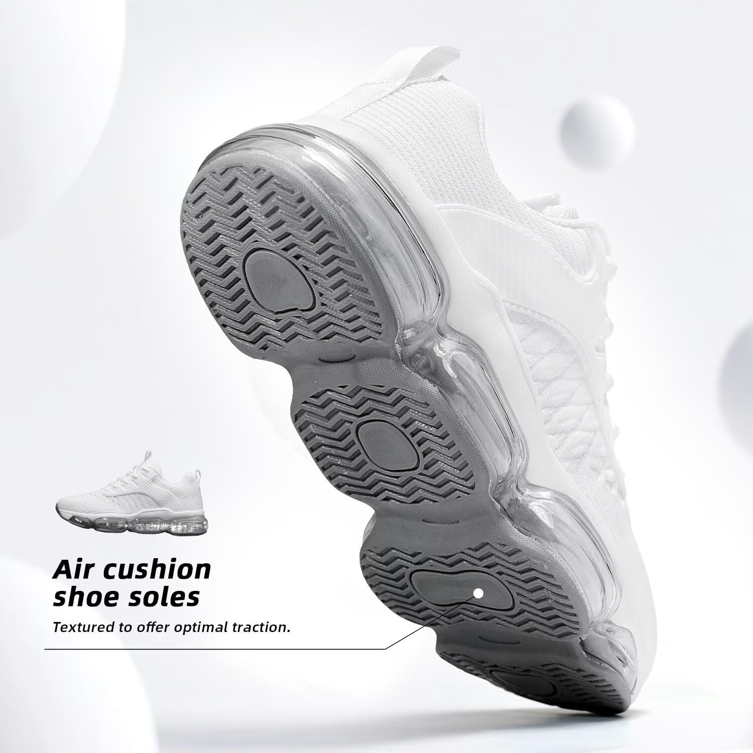 Kapsen Womens Walking Running Shoes Air Cushion Breathable Fashion Tennis Sneakers Mesh Workout Casual Athletic Sports Gym