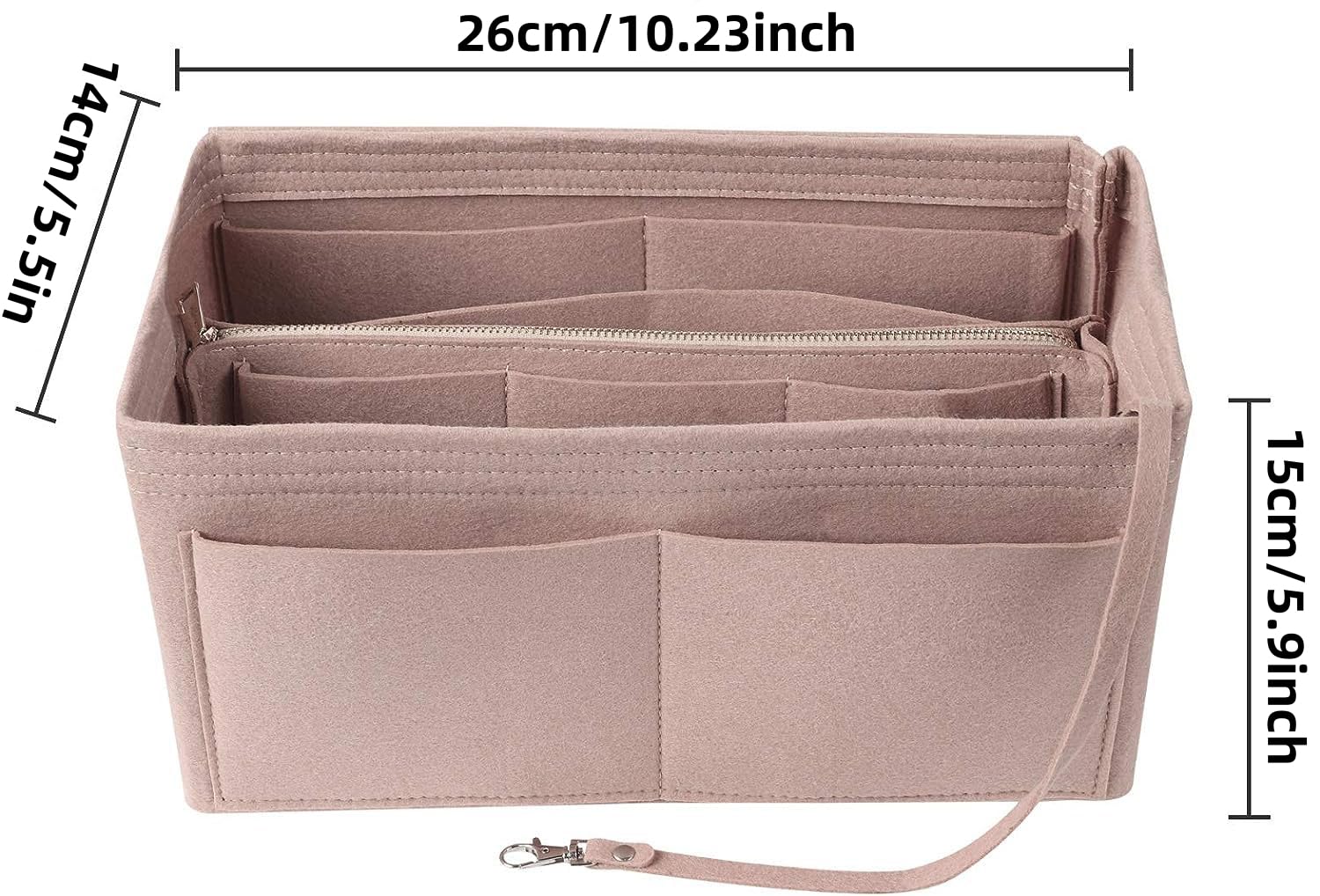 JSY-UP Organiseur De Sac à Main En Feutre, Organiseur De Sac Dans Sac