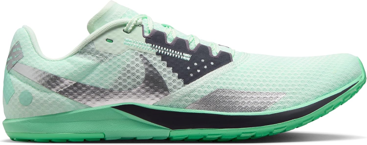 Nike Rival Waffle 6 Road and Cross-Country Racing Shoes (DX7998-300, Barely Green/Green Glow/Mint Foam/Metallic Silver) Size 10.5