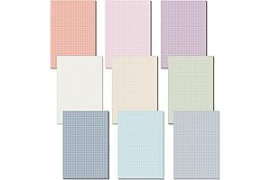 9 Pcs Color Grid Sticky Notes