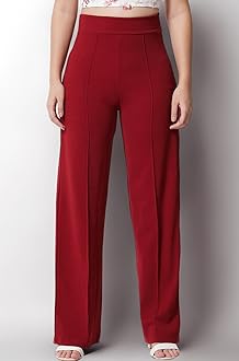 KOTTY Women's Straight Casual Pants