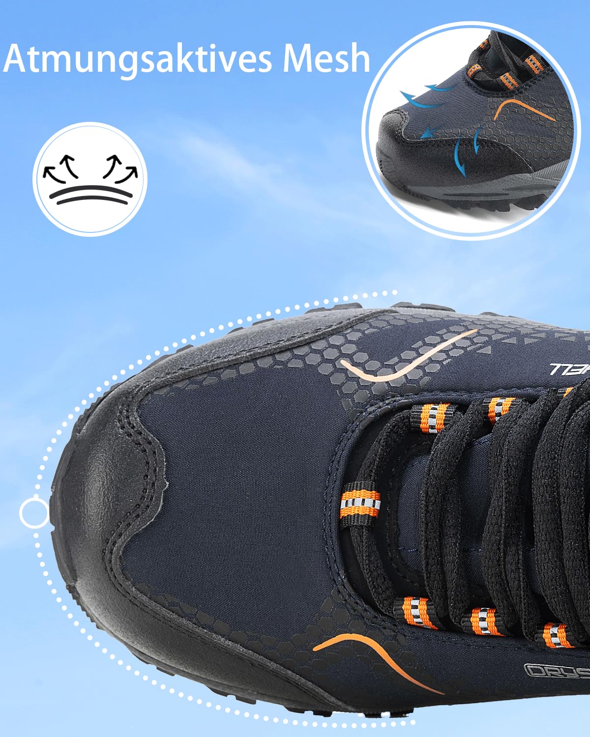 LANGDU Scarpe da Trekking Uomo Montagna Donna Sportive Escursionismo Traspiranti Passeggiate Sneaker Taglie 38-46