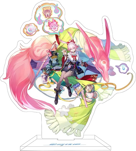 Rainteam Honkai: Star Rail Acrylic Stand Figure Amphoreus' Saga of Heroes Standee Character Decorations(Evanescia)