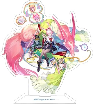 Rainteam Honkai Star Rail Acrylic Stand Figure Amphoreus Saga of Heroes Standee Character DecorationsEvanescia