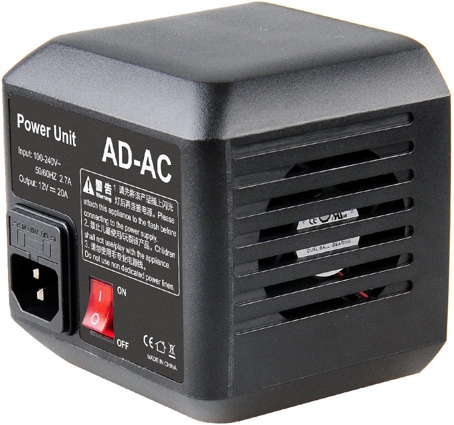 70% оƒƒ Dіѕсоunt Fomito Godox AD-AC AC Power Source Adapter with 16.4'/5m Cable for Godox AD600 AD600B AD600M AD600BM Flashpoint, XPLOR 600 Flash Strobe Light