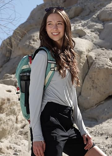 Miniatura 5 de BALEAF - Camiseta de manga larga para mujer con protección solar UPF 50+, UV, ligera, de secado rápido, SPF, para senderismo, actividades al aire