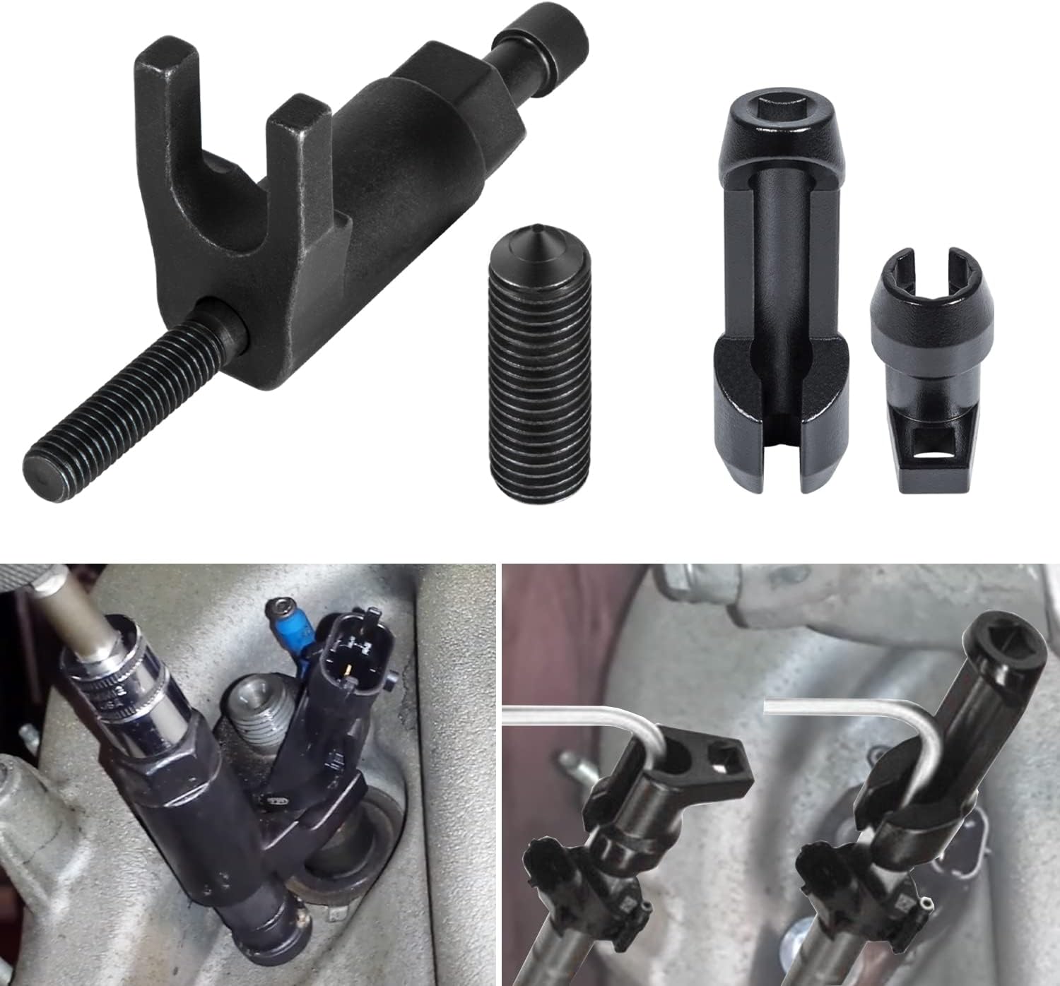 Fuel Injector Socket Set and Injector Removal Tool (3418) Fit for Ford Powerstroke Diesel 6.7L 2011-2018 F-250 F-350 F-450 F-550