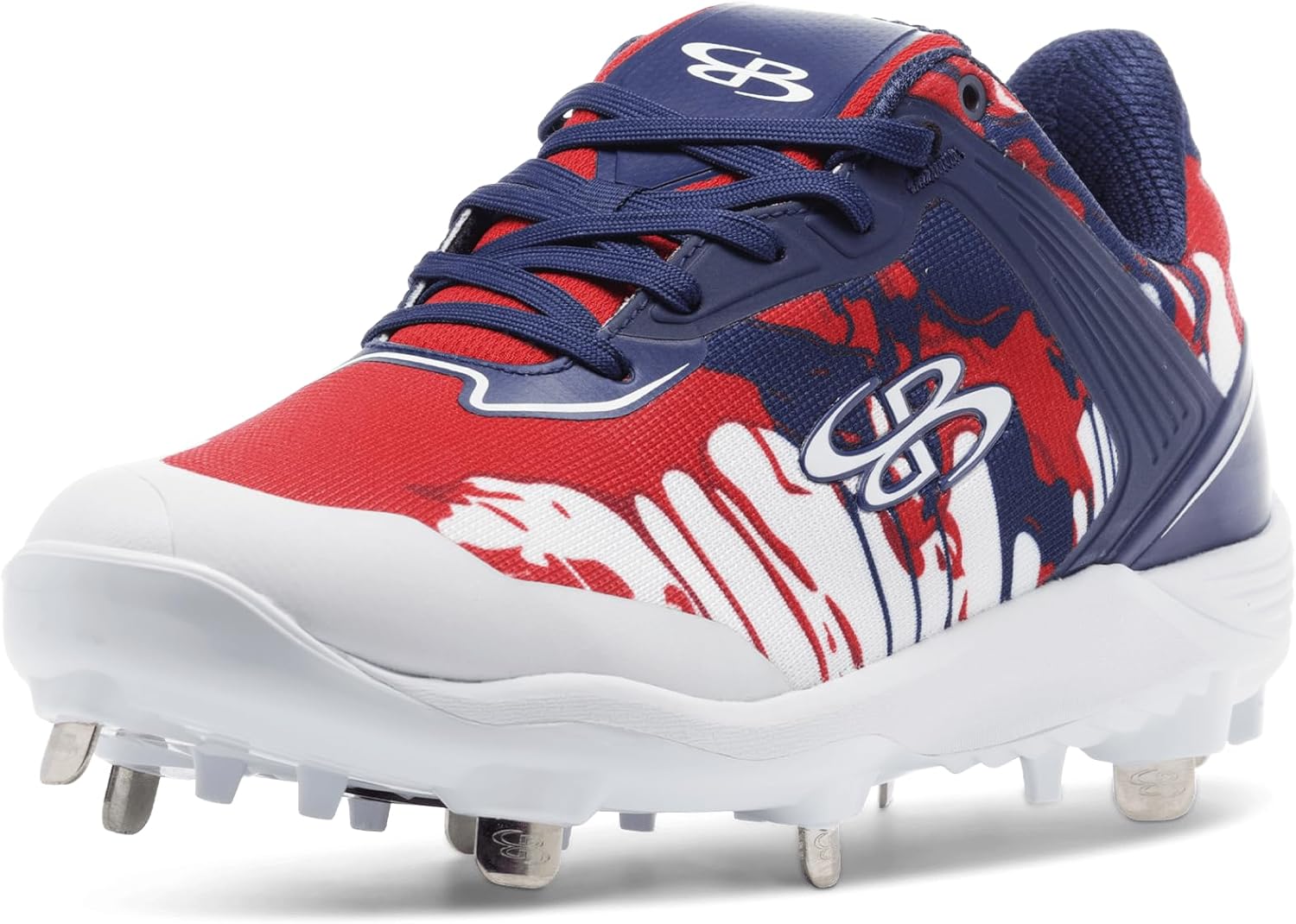 Boombah Viper Men's Metal Cleat - Graffiti Drip - Multiple Color Options - Multiple Sizes