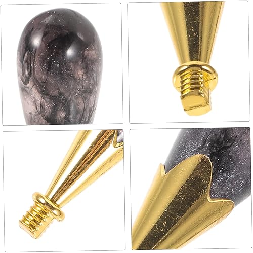 Miniatura 6 de VILLCASE Sello de hielo cabezas de sello de cera solo reemplazo de sello de cera de boda, mango de sello de cera de boda, mango de sello de álbum de