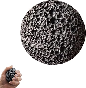 Callus Ball for Hand, Rock Climbing Grip Trainer, Moon Grip Ball, Anti-Sweat Lava Stone Sphere, Oil Diffuser Stone.