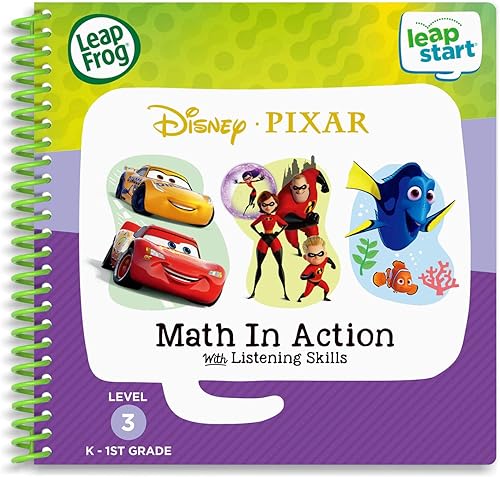 Miniatura 7 de LeapFrog - Libro de actividades  Disney Pixar Pals Math para LeapStart 3D
