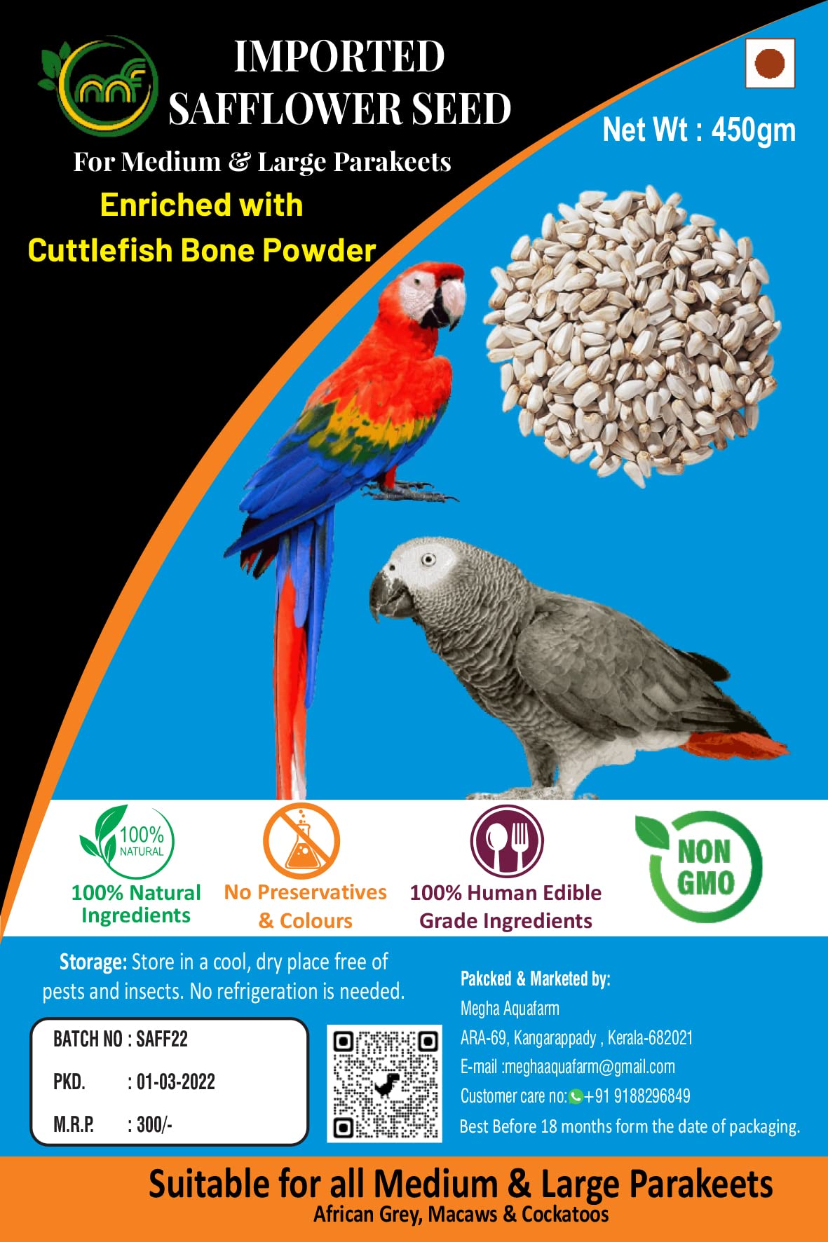 See full amazon price history chart for Bird Feed Safflower Seeds 450gm Kusum Beej/Kardi Seed for Birds Enriched with Cuttlefish Bone Powder, Parrots, Alexander Parrot, Conures, Lovebirds, Cockatiels, African Grey, Macaws, Cockatoo Bird Feed Safflower Seeds 450gm Kusum Beej/Kardi Seed for Birds Enriched with Cuttlefish Bone Powder, Parrots, Alexander Parrot, Conures, Lovebirds, Cockatiels, African Grey, Macaws, Cockatoo (B09R7TMP45) Amazon Price History, Amazon Price Tracker