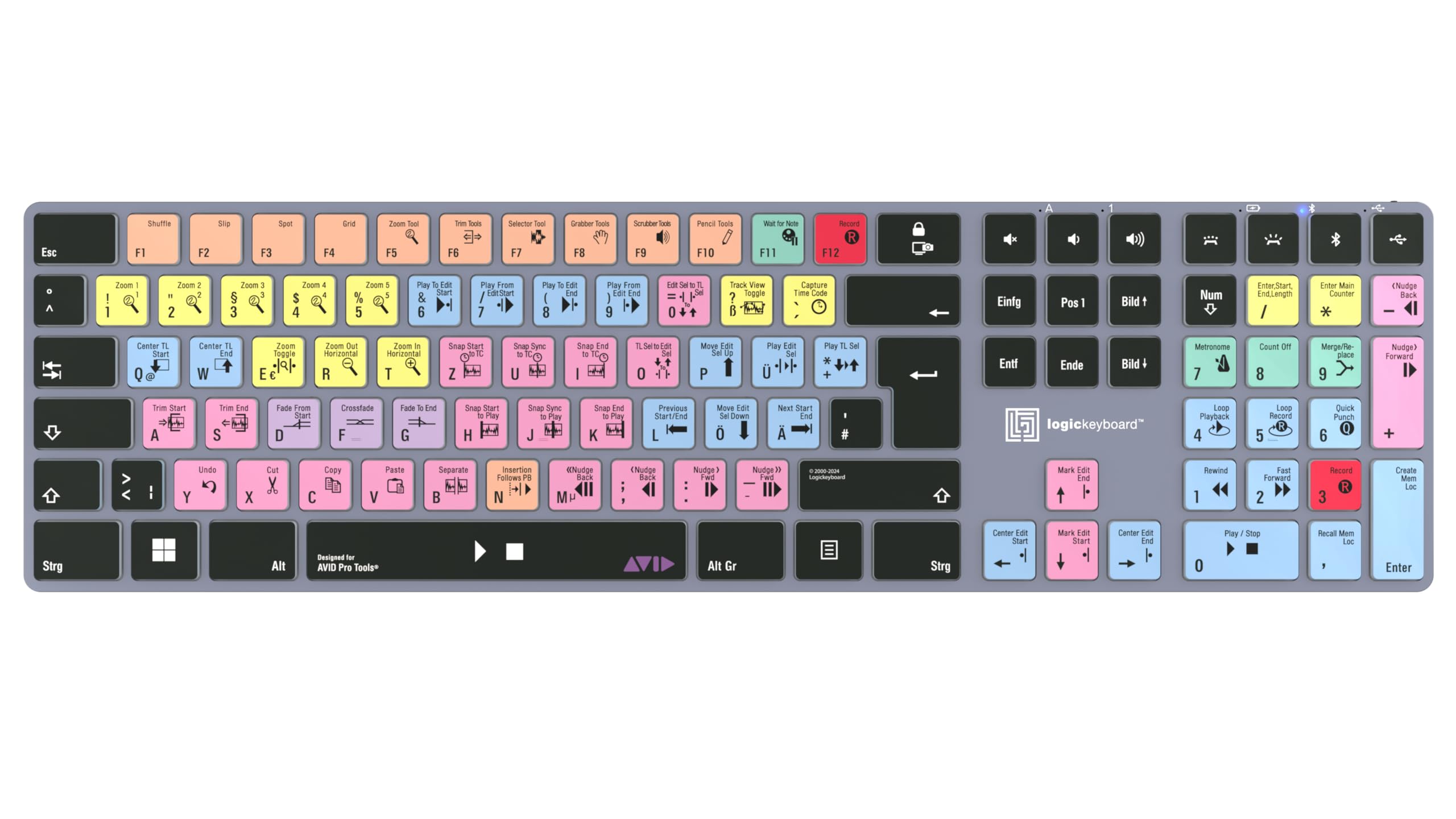 Logickeyboard Avid Pro Tools Titan DE PC