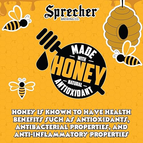 Miniatura 8 de Sprecher Paquete de cerveza de raíz y soda de ensueño de naranja, soda artesanal elaborada al fuego con miel real, sin cafeína, sin gluten, latas de