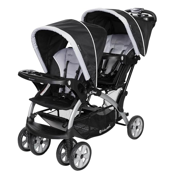 Baby Trend Sit N' Stand Double Stroller with Harness and Basket, Stormy: Buy Online at Best Price in UAE