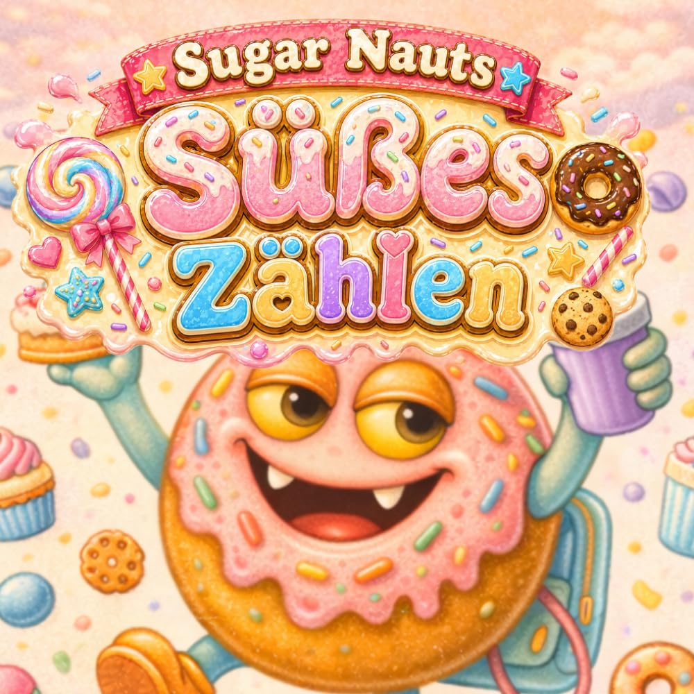 Sugar Nauts Süßes Zählen: Zahlen von 1 bis 10 lernen mit Nachspuren und Zählspaß (sugarnaut (deutsche edition))