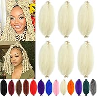 Vista 28 de Extensiones de cabello afro rizado Ginger 12 pulgadas, trenzas Marley de cabello trenzado elástico 350, extensiones de cabello afro rizado y rizado