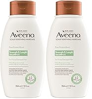 Vista 9 de Aveeno Champú de mezcla de proteínas vegetales para cabello fuerte y saludable, 12 onzas líquidas