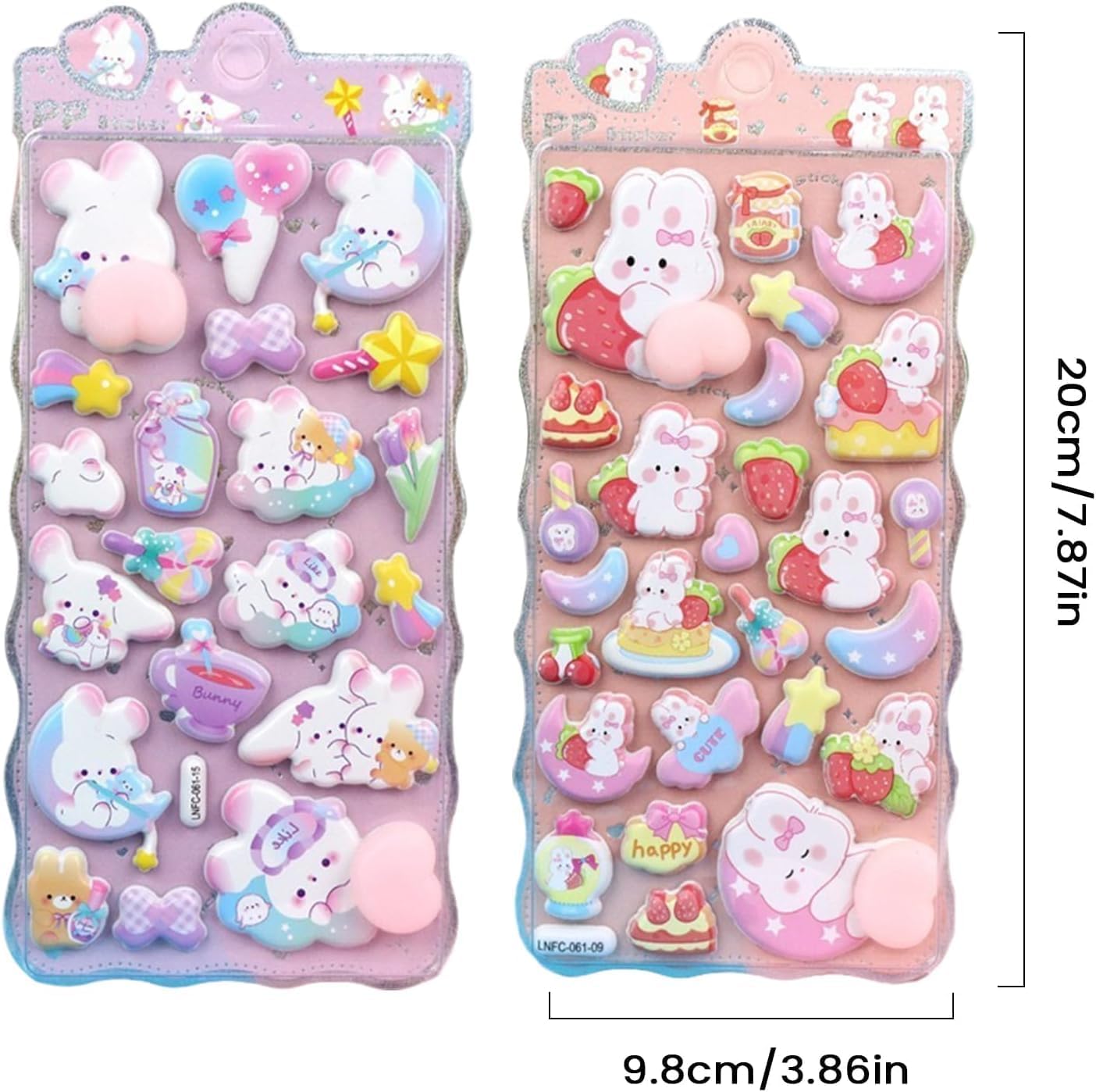 3D Puffy Butt Stickers, DIY Butt Animal Stickers for Kids, Adults, and Girls, Wallet Stickers, Decor