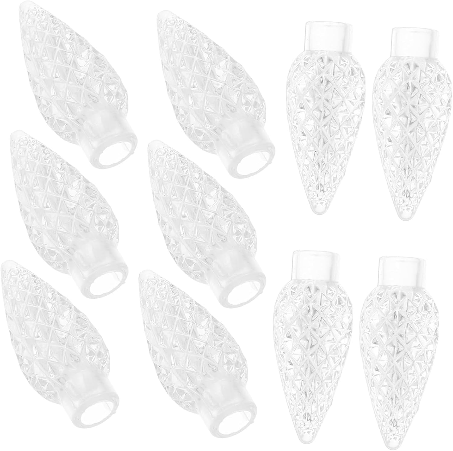 100pcs Replacement String Light Bulb Covers Waterproof Decorative Light Covers for Indoor/Outdoor Use Compatible Christmas and Party