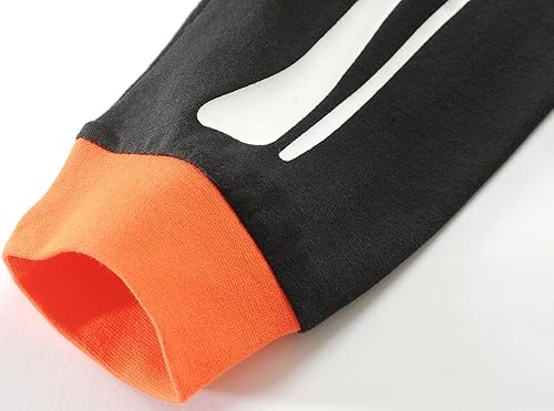 Miniatura 7 de Little Hand Pijamas para niños pequeños que brillan en la oscuridad, pijamas de esqueleto con caramelos, ropa de dormir de dinosaurio, ropa