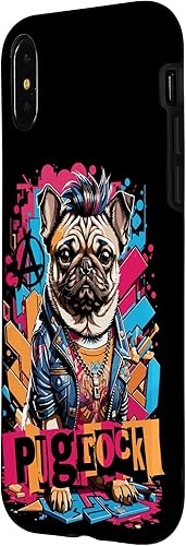 Miniatura 8 de iPhone 11 Pro Pug Rock - Funda Pug de moda