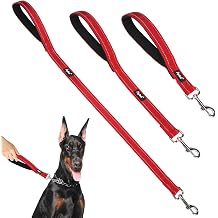PUPTECK Reflective Short Dog Leashes 3 Pack for Walking and Training