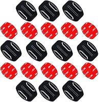 Vista 2 de AFAITH Paquete de 10 soportes adhesivos planos 3M para estuche de cámara GoPro