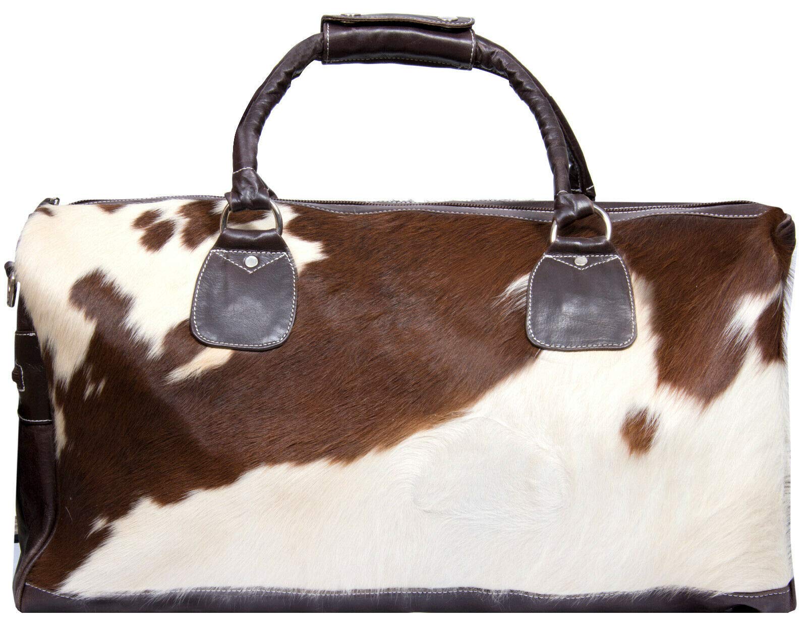Grand sac à dos à bandoulière sacoche d'école marron véritable pour hommes neuf