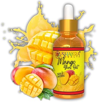 Yoni Oil Mango - Vegan Body Massage Oil 30ml | Moisturizes, Balances pH, Freshens Scent | Self Care