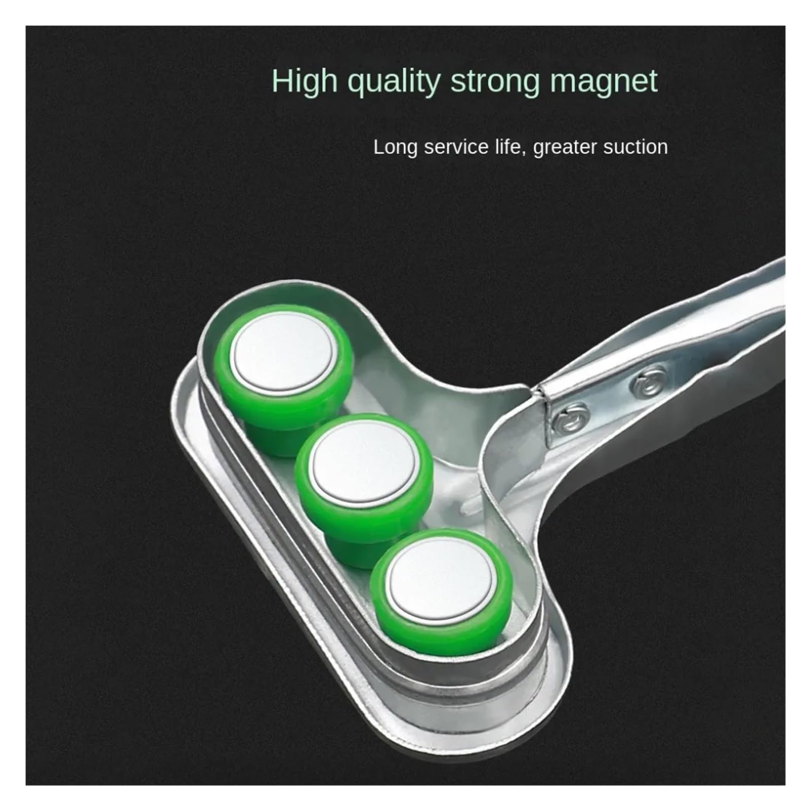 Herramienta magnética para recoger objetos pesados Nuevo Herramienta de recogida de garra de acero rico en carbono, alicates de mano magnéticos fuertes de seguridad, abrazadera de mano magnética Indus