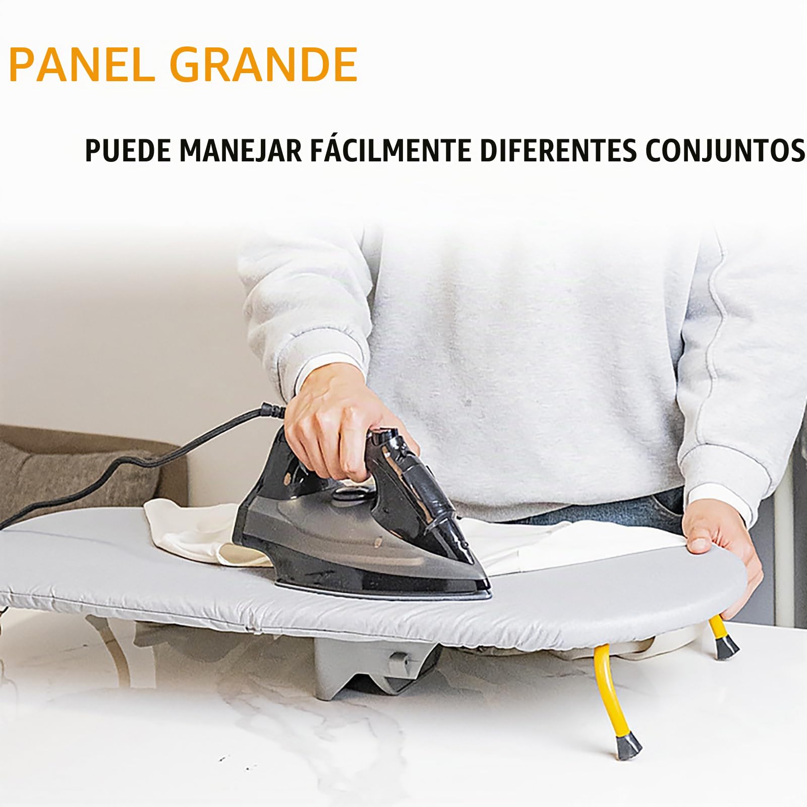 NEWFUN Tabla de Planchar Plegable,Patas de Mesa Plegables para Ahorrar Espacio (Gray)