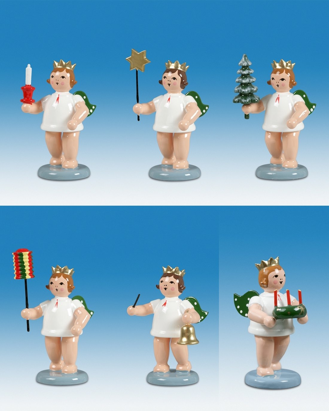 Ange de Noël en bois artisanal pour tradition familiale