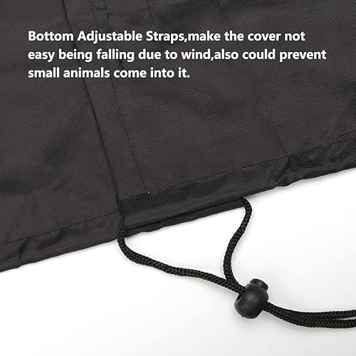 Miniatura 8 de Aozzy Fundas centrales de aire acondicionado para unidades exteriores, cubierta de aire acondicionado resistente para unidades exteriores, cuadrada,