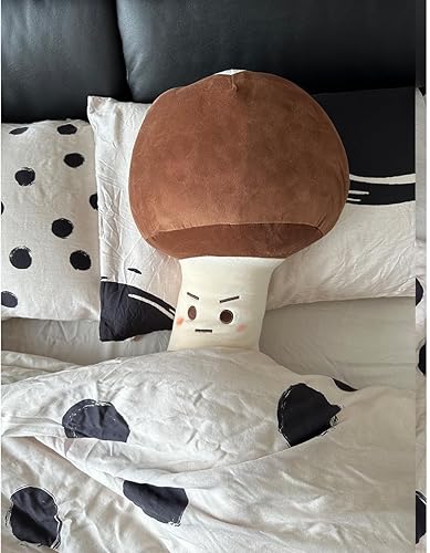 Miniatura 2 de Hofun4U Almohada de felpa de hongo, felpa rellena de hongo, almohada corporal de felpa de hongo, decoración del hogar, cumpleaños para niños y