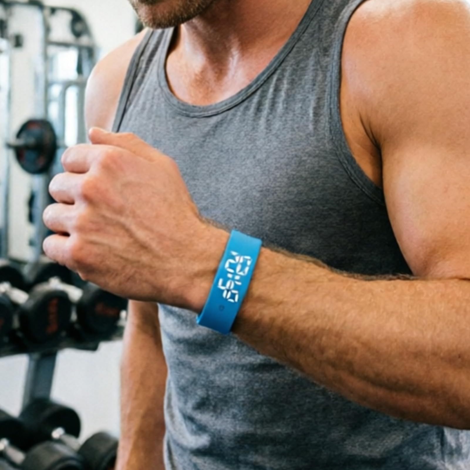 Pulsera de alarma vibratoria silenciosa, banda de silicona ajustable e impermeable, múltiples alarmas para personas que duermen pesadamente, estudiantes y usuarios con discapacidad auditiva