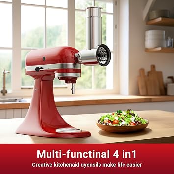 Gvode Pasta Maker & Slicer shredder Attachment for KitchenAid Stand Mixer