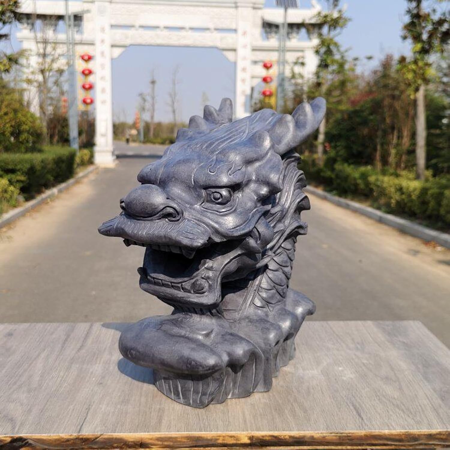 Garden Pond Spitters, Fish Tank Automatic Circulation Water Landscaping Ornaments, Feature Statue for Garden, Yard, Lawn, Outdoor Water Feature Statue(30 * 14 * 40cm/11.8 * 5.5 * 15.7in)