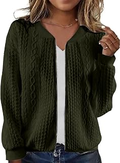Zip Up Sweatshirts for Women Casual Outfits Cardigan Outerwear Trendy Winter Jackets Coat
