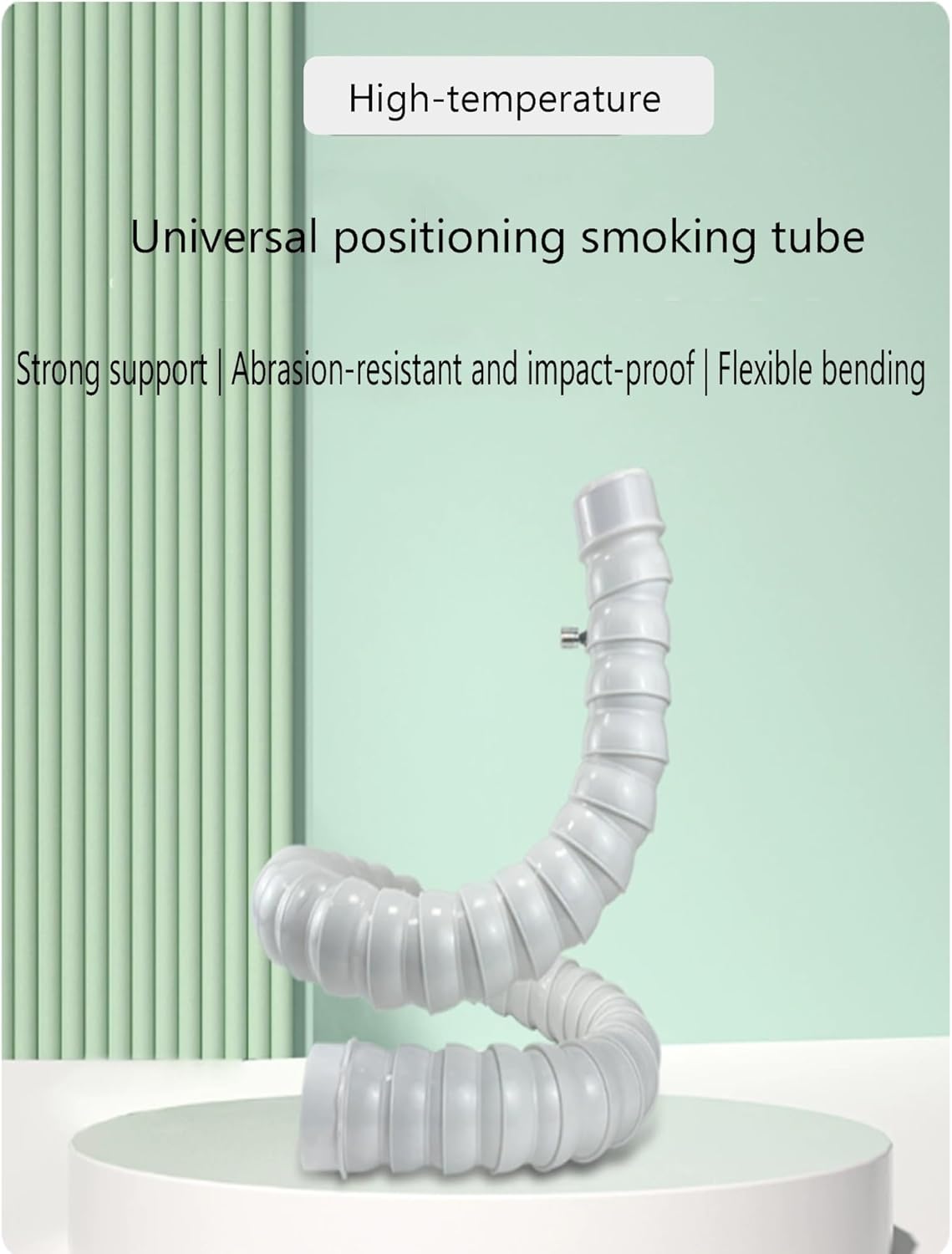 360° Flexible Articulating Extraction Arm & Universal Joint Pipe, Smoke Absorber for Moxibustion, Welding, Fume Extraction (5x100cm) - Enhance Air Quality & Safety