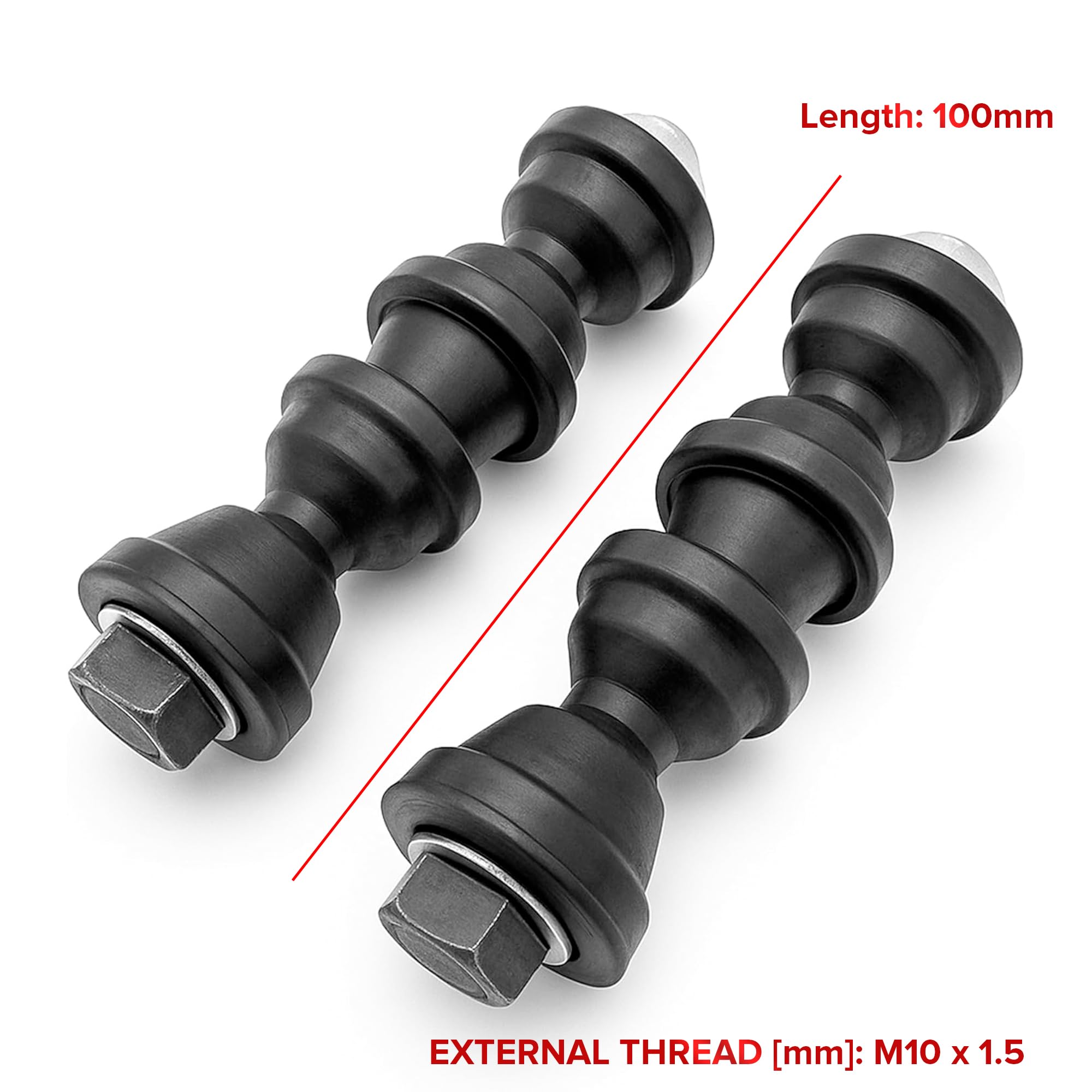 2x Barre di collegamento per stabilizzatore antirollio posteriore per Ford Focus Mk2 Mk3 C-Max Mk1 Mk2 Grand C-Max Volvo C30 S40 V40 V50 1719542 1500682 8M515E494AB