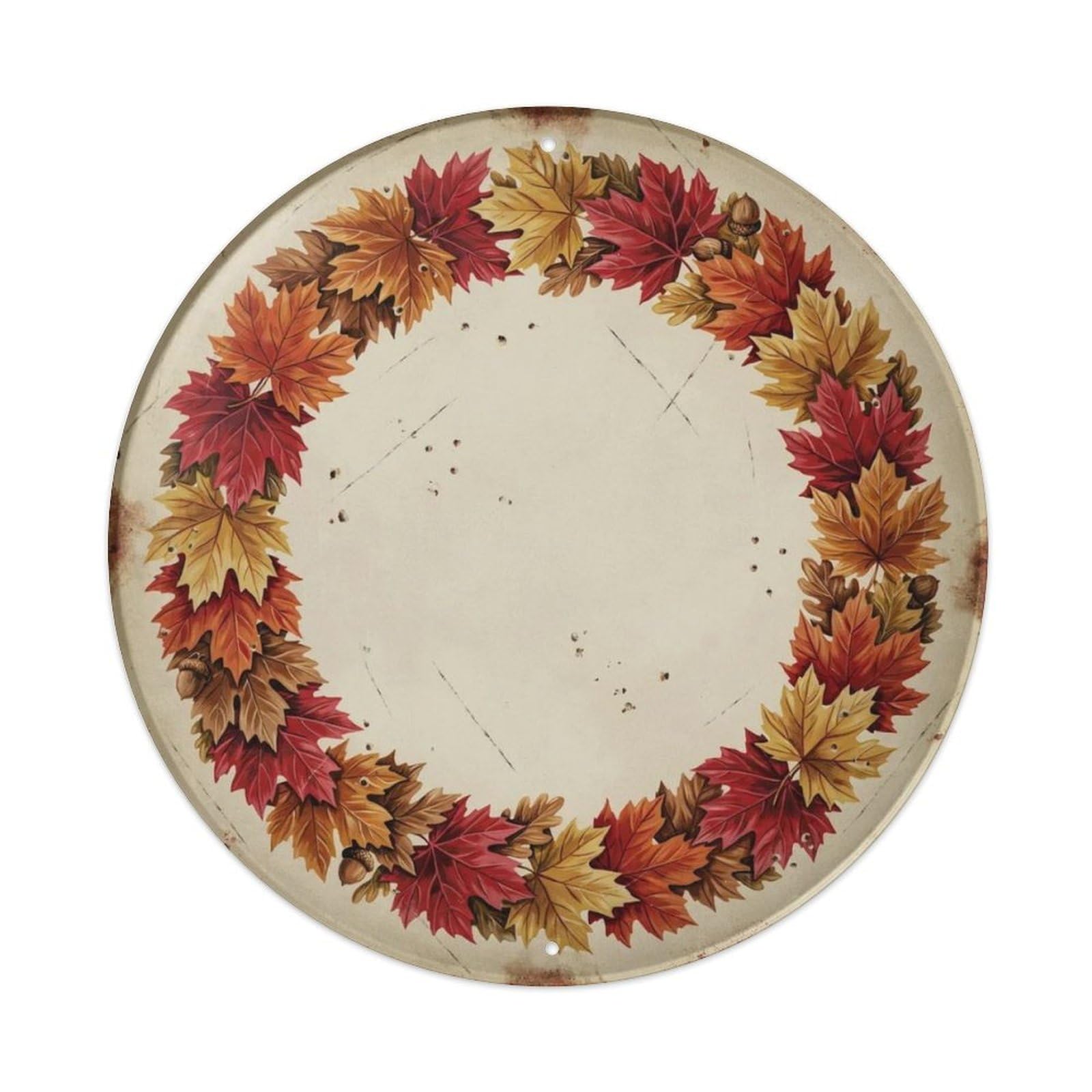 Irish Round Plant Sign Metal Tin Sign Plaque