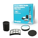 Vacuums SF60 Certified Hepa Filter Set for Spiffy Bagless Stick Vacuum Cleaner, S60 Replacement Filter Only